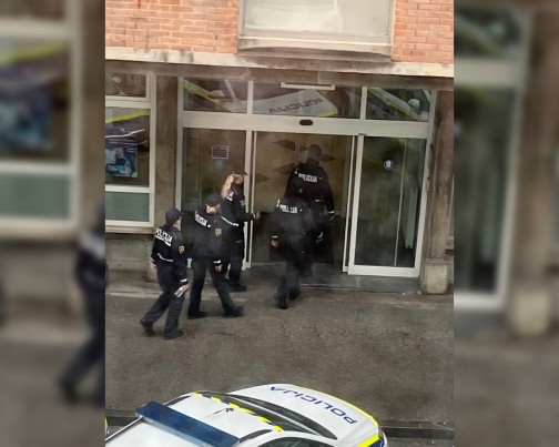 Ljubljana Schichtbeginn Policija 